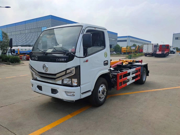 東風多利卡6方鈎臂垃圾車