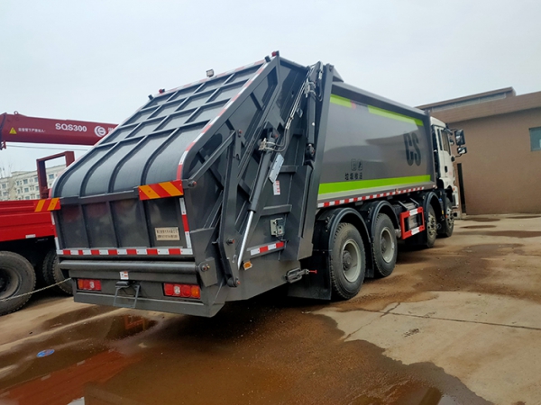 陝汽德龍前四後(hòu)八20方壓縮垃圾車