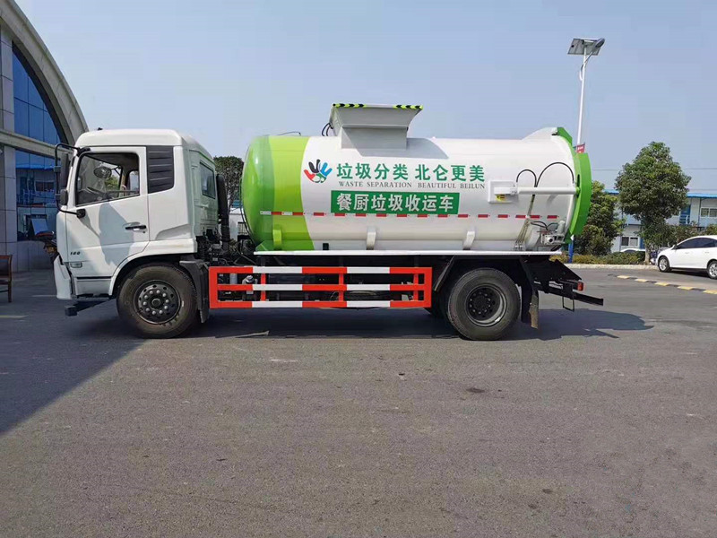 東風天錦10-12方罐式餐廚垃圾車